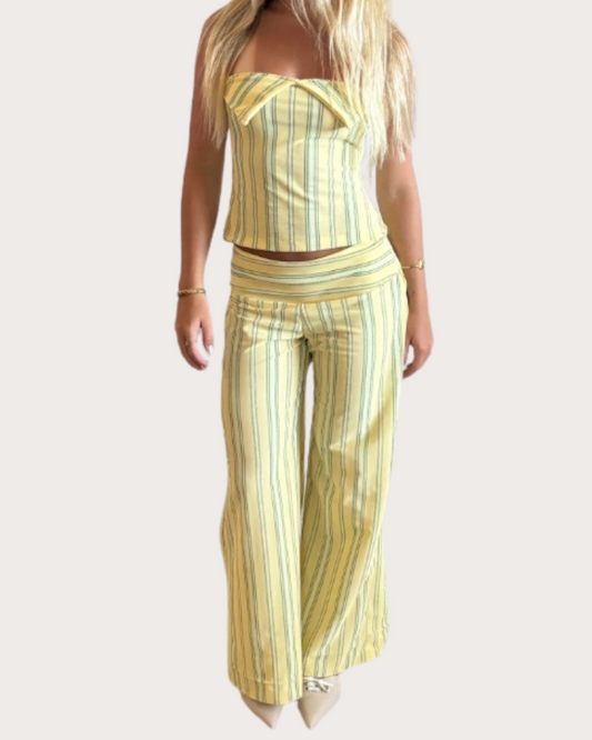 Timeless Stripes Pants Set Lola